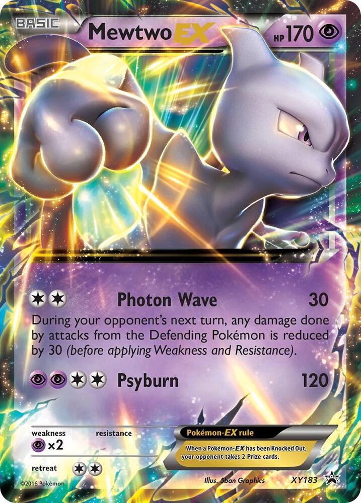 Mewtwo EX 183 Promo XY Black Star Promo