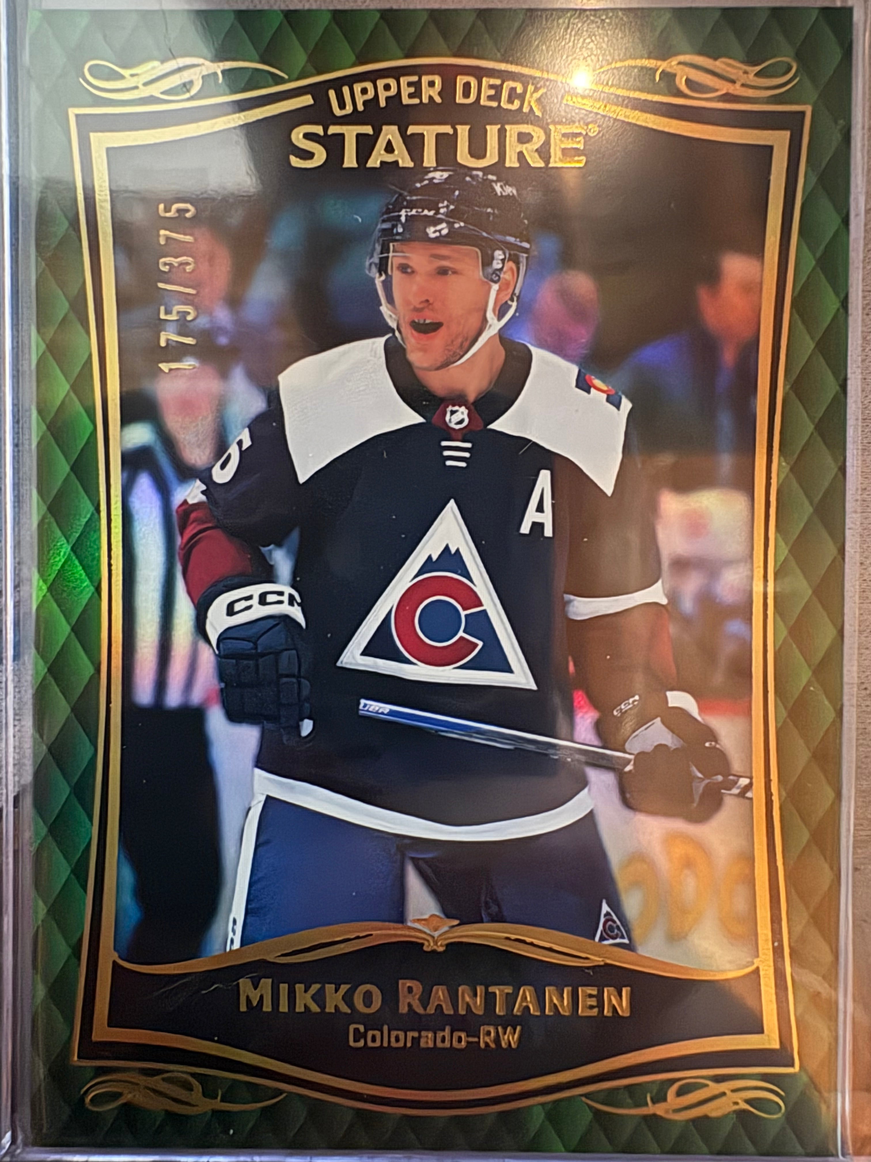 Mikko Rantanen Upper deck Stature 2023-24 Green 175/375