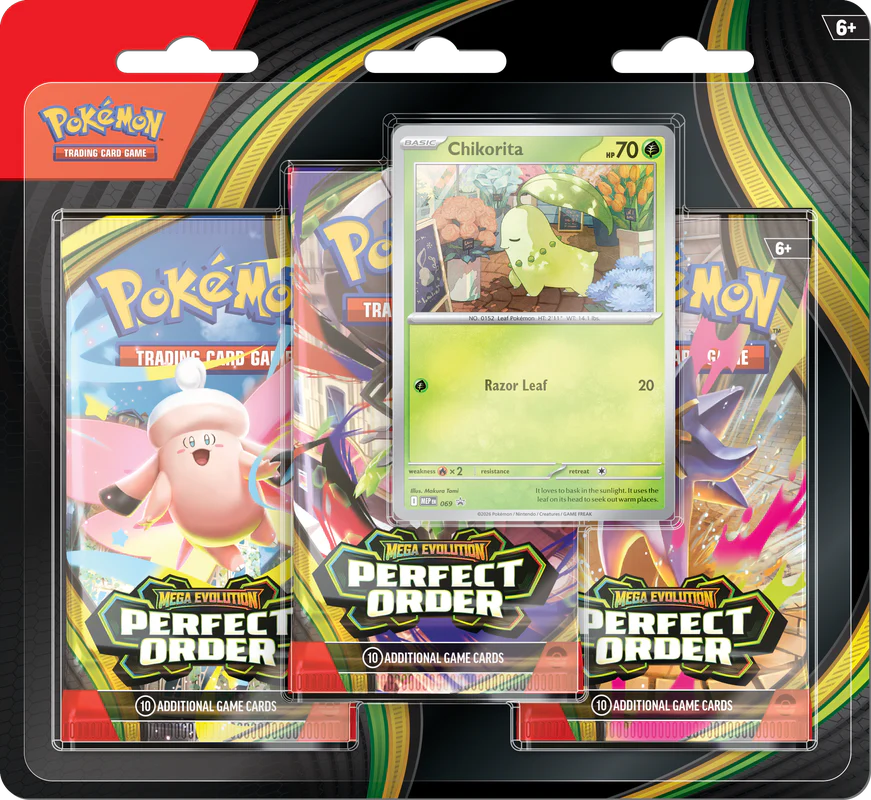 Pokémon Perfect Order 3-Pack Blister ME03
