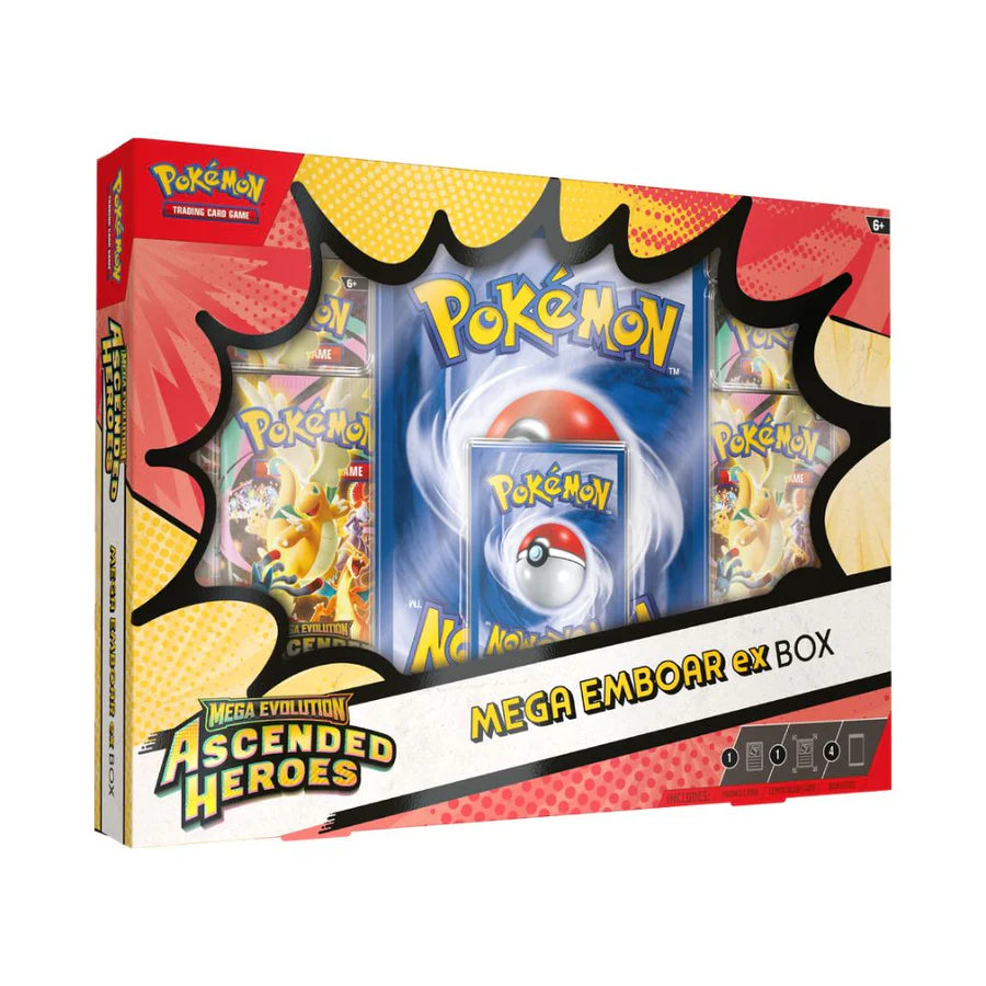 Pokémon - Mega Evolution Ascended Heroes - Mega Emboar Ex Box